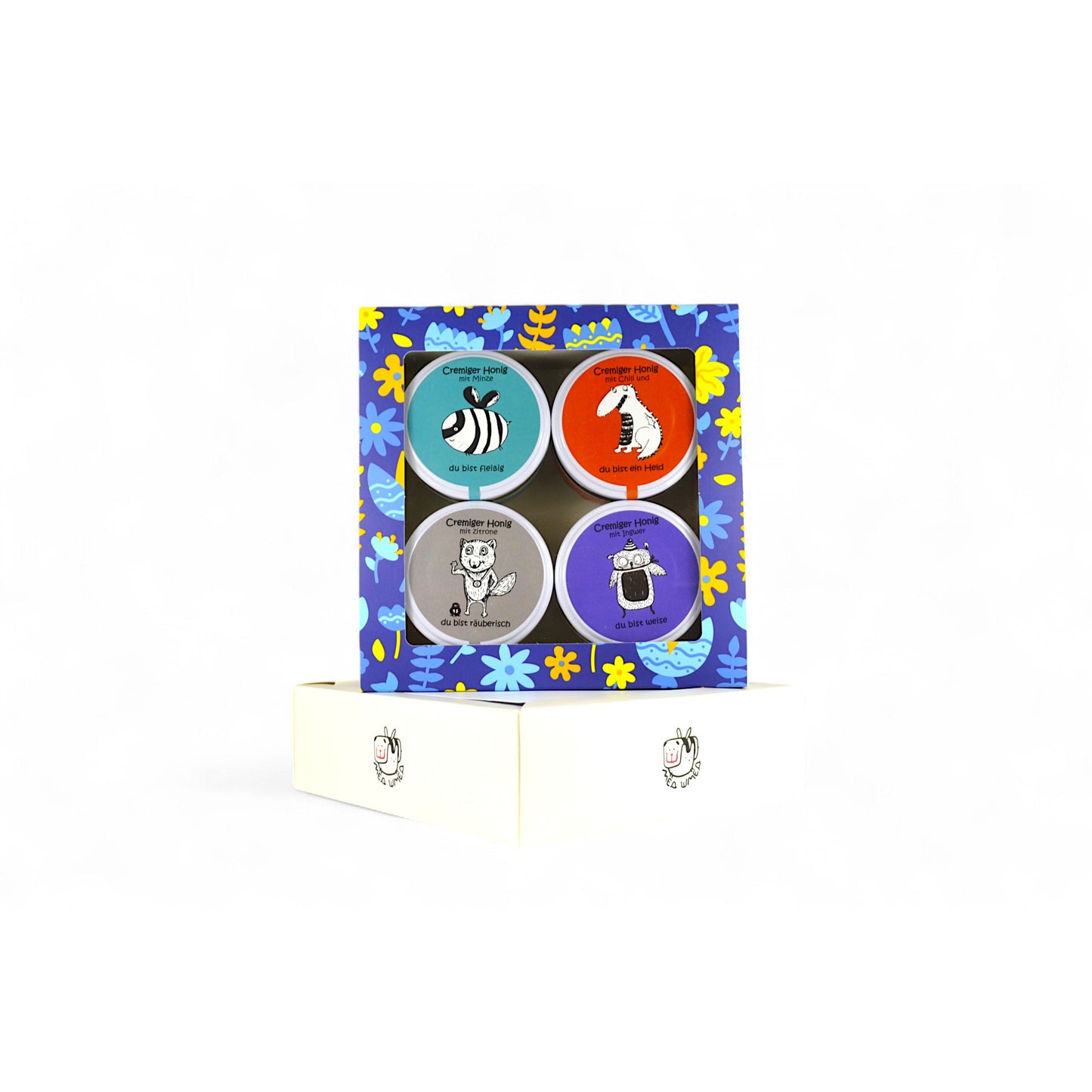 Set mit 4 Gläsern à 150 g