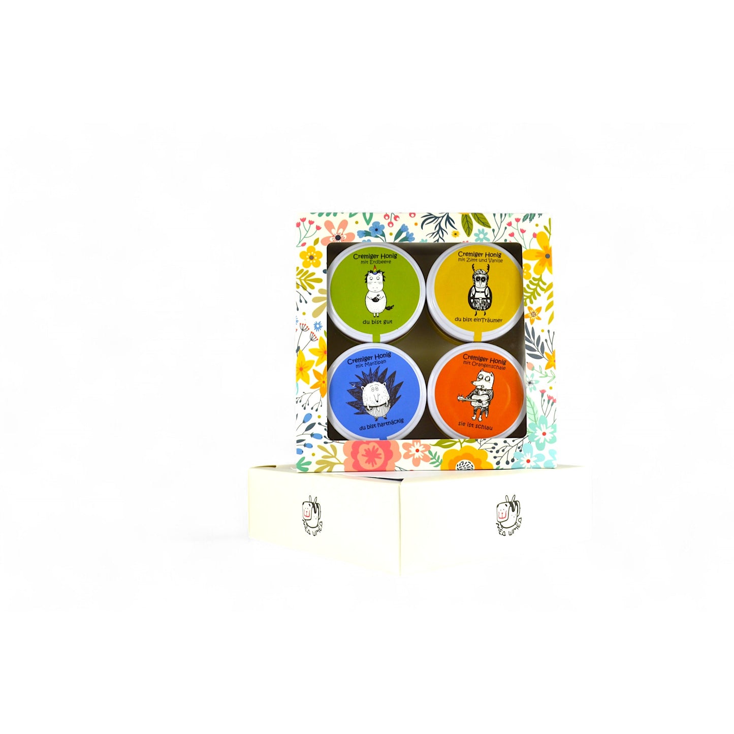 Set mit 4 Gläsern à 150 g