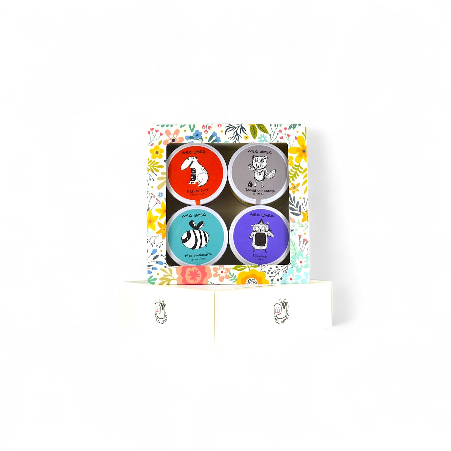 Set mit 4 Gläsern à 150 g