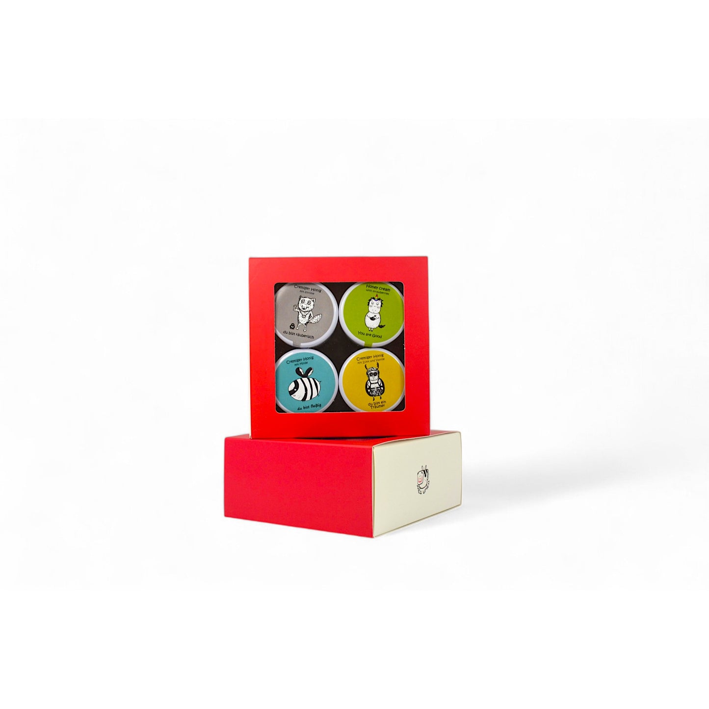 Set mit 4 Gläsern à 50 g