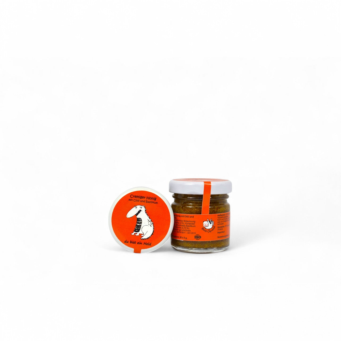 Cremiger Honig mit Chili und Basilikum