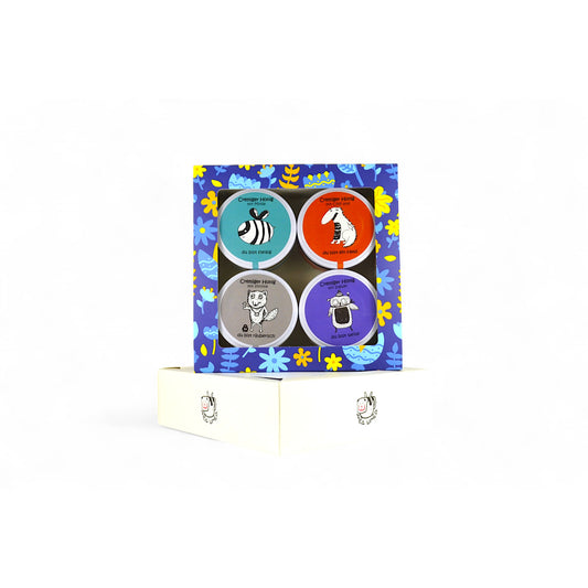 Set mit 4 Gläsern à 150 g